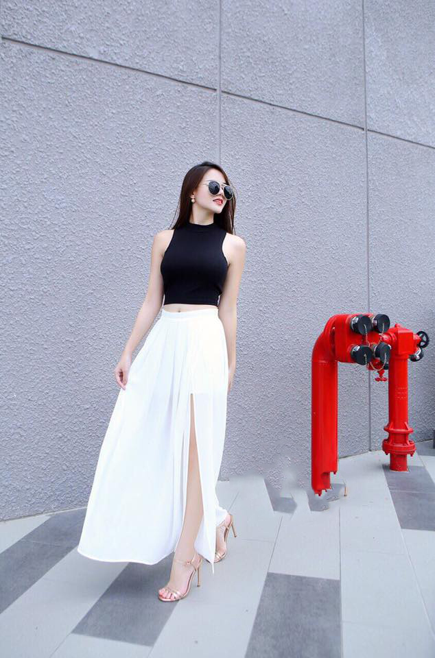Chân váy đầm màu trắng đẹp sang trọng dịu dàng dạo phố  Thời trang  Việt  Giải Trí